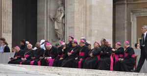 Bishops Await Pope